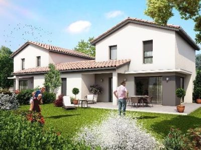 visuel projet de construction de 10 villas "les baraques"
