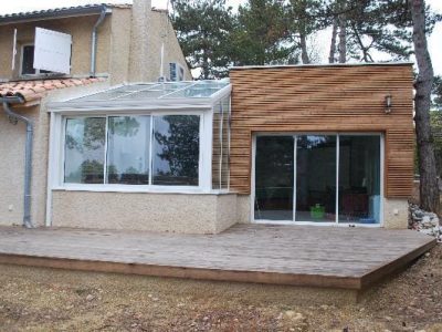 Extention d'une habitation existante à Montéléger (26)
